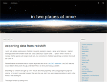 Tablet Screenshot of intwoplacesatonce.com